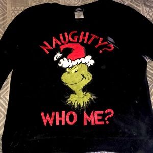 Super soft christmas grinch long sleeve shirt